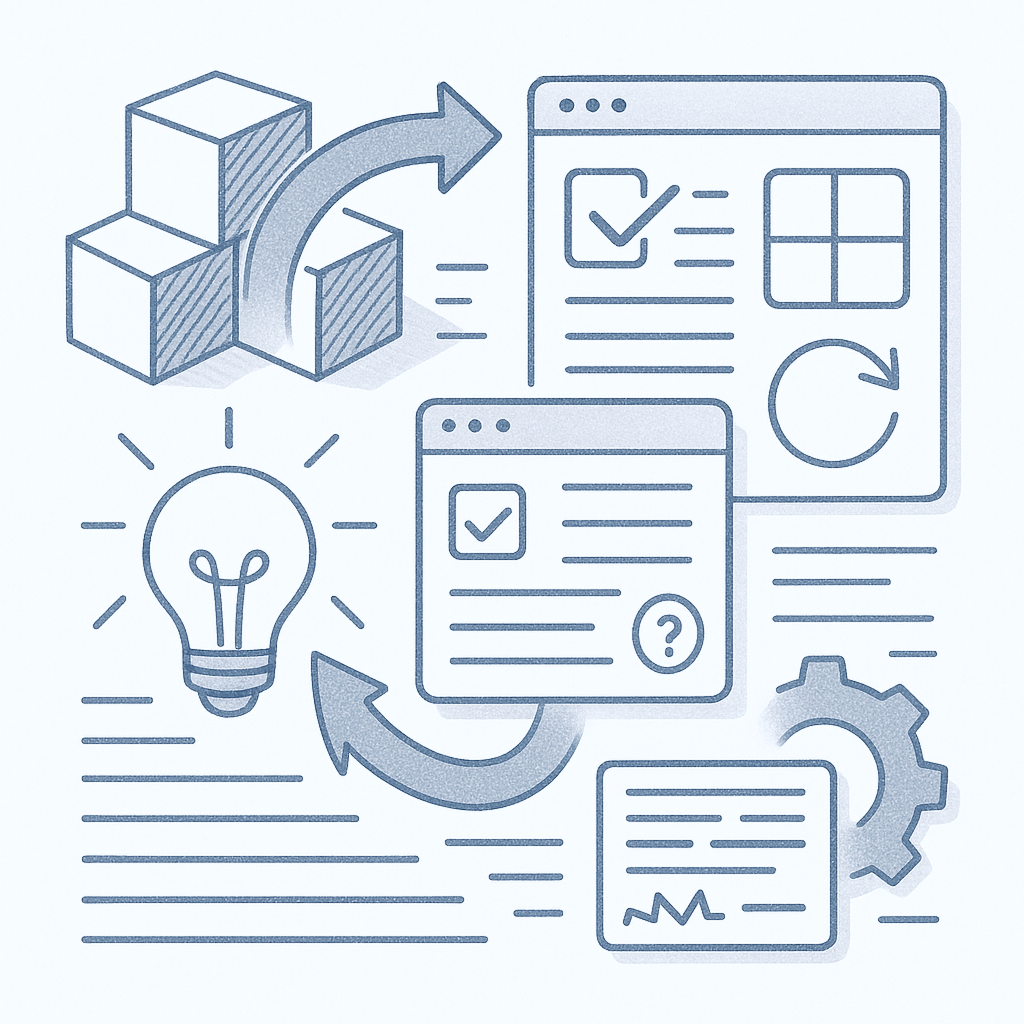 A screen sampling the UI design from Circadian Risk
