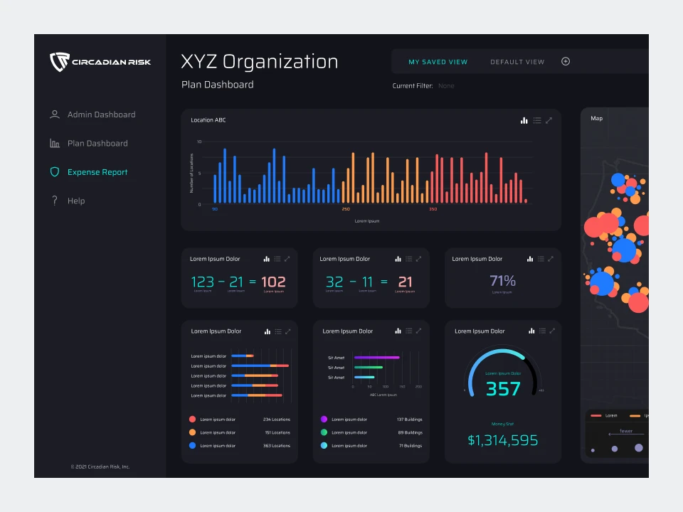 Wireframe - Circadian Risk Expense Report